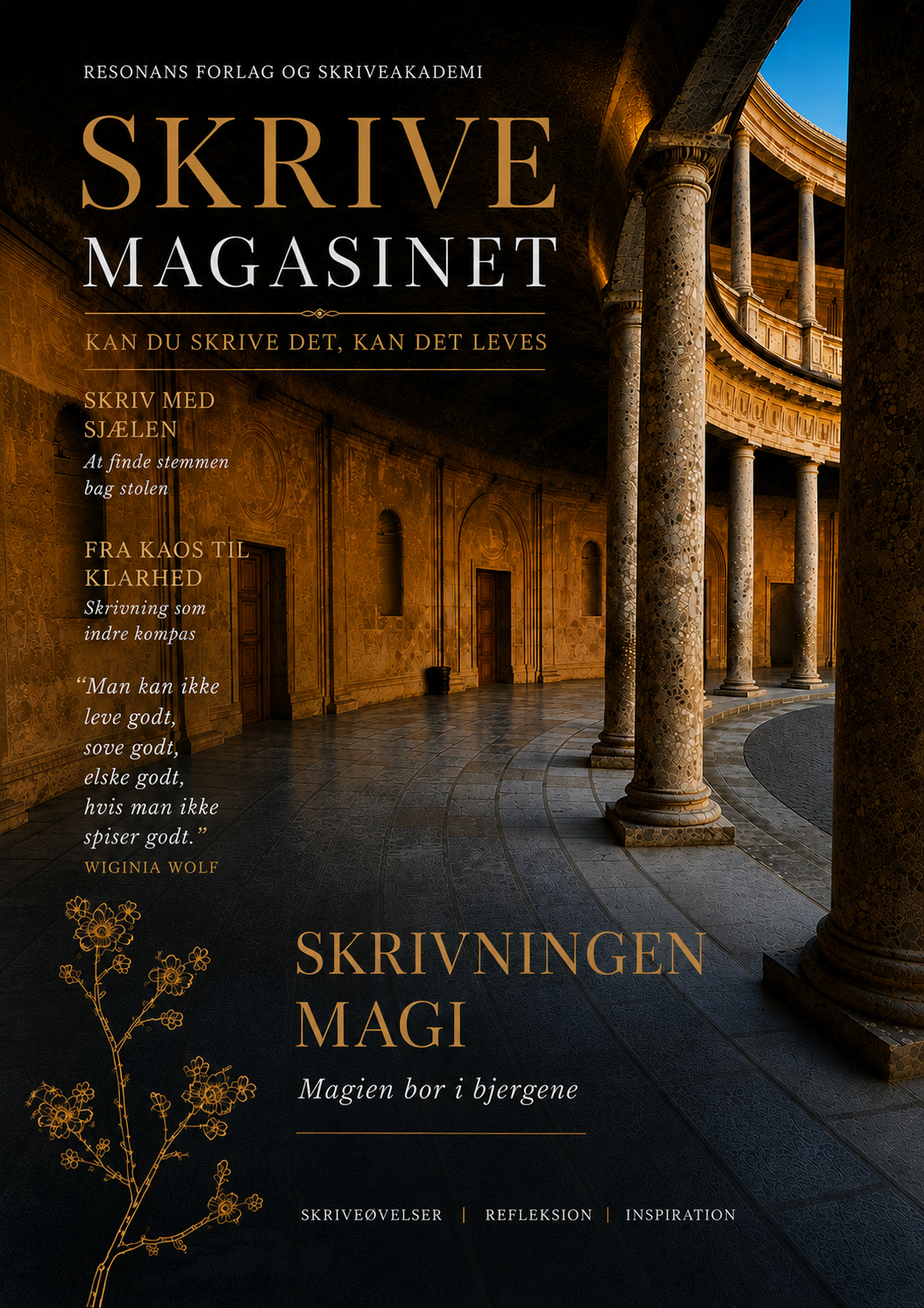 Forside til Skrivemagasinet — Resonans Forlag og Skriveakademi